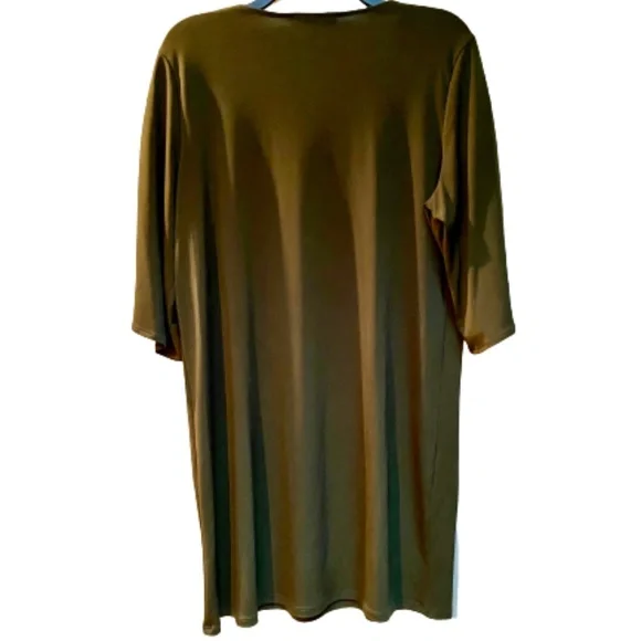 Micheal Kors Olive Green Dress L - Picture 2 of 5